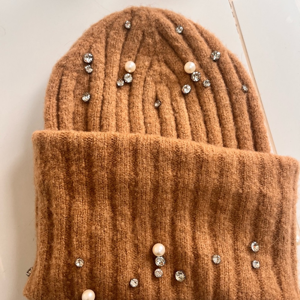 Bejeweled Anthropology Beanie
